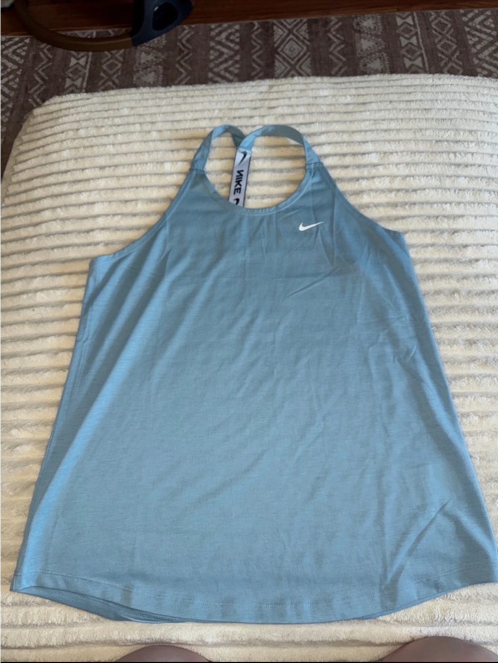 Nike Women's Sky Blue Racerback Performance Tank
